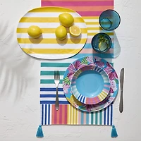 Outdoor Oasis Orchid 4-pc. Melamine Dinner Plate