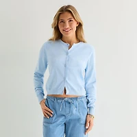Forever 21 Womens Long Sleeve Button Juniors Cardigan