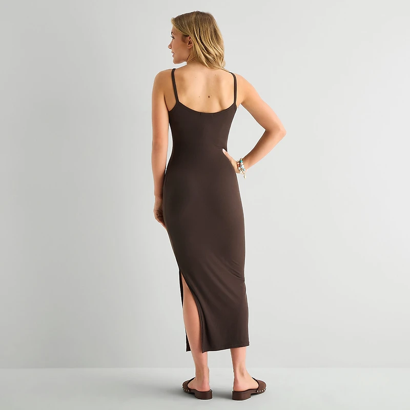 Forever 21 Womens Juniors Sleeveless Maxi Dress