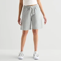 Arizona Womens Mid Rise Juniors Active Pull-On Short