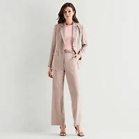 Worthington Womens Striped Classic Fit Blazer