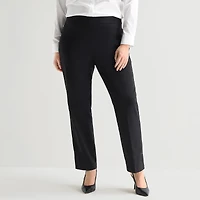 Liz Claiborne Lisa Womens Straight Pull-On Pant
