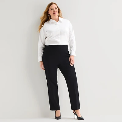 Liz Claiborne Lisa Womens Straight Pull-On Pant