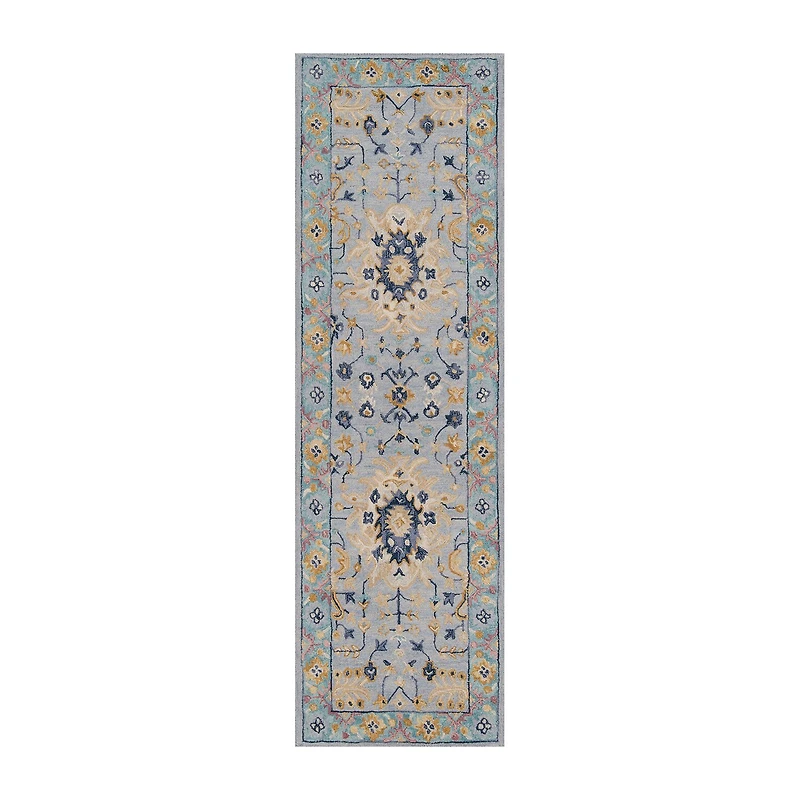 Momeni Tangier 30 Bordered Hand Tufted Indoor Rectangular Accent Rug