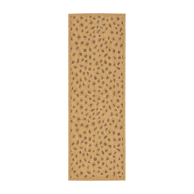 Safavieh Courtyard Collection Allison Animal Indoor/Outdoor Runner Rug