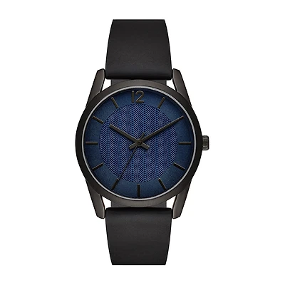 Mens Black Strap Watch Fmdjo178