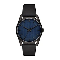 Mens Black Strap Watch Fmdjo178