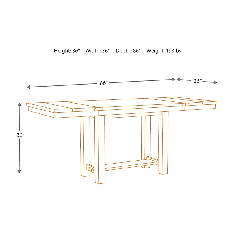 Signature Design by Ashley® Kavarna 5-Piece Counter Height Dining