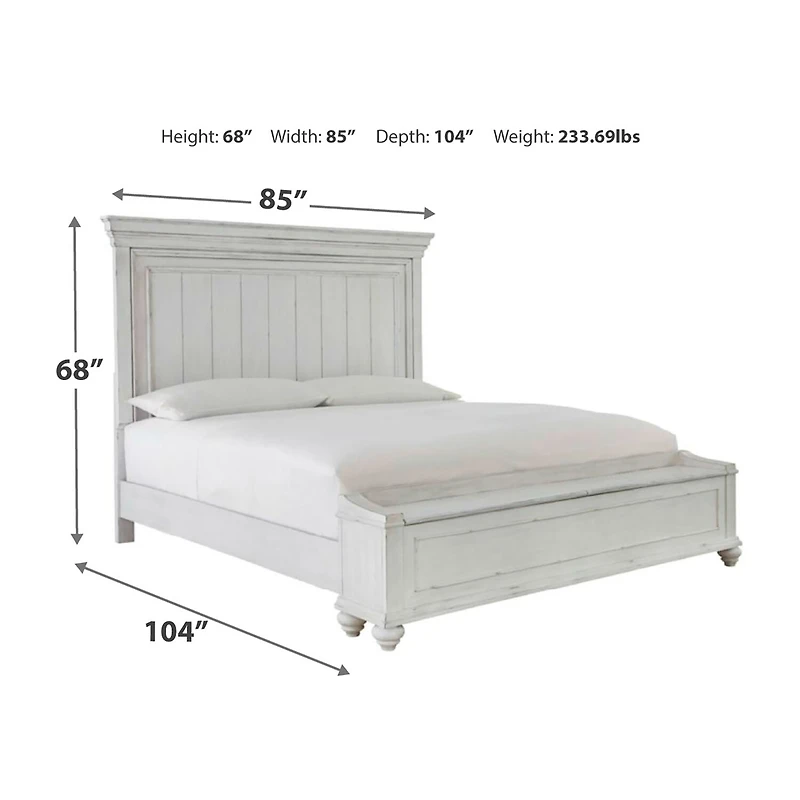 Signature Design by Ashley® Kaelyn Storage Bench Panel Bed
