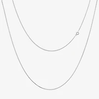 Silver Reflections Pure Silver Over Brass 18-24" Snake Chain Necklace