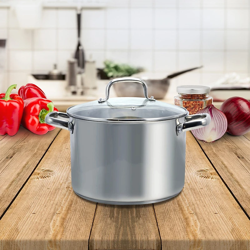 Oster 8 Qt 2-pc. Stainless Steel Stockpot