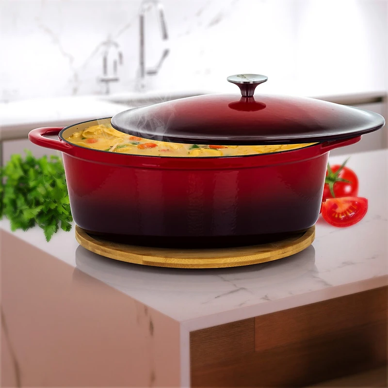 MegaChef 7-qt. Cast Iron Dutch Oven