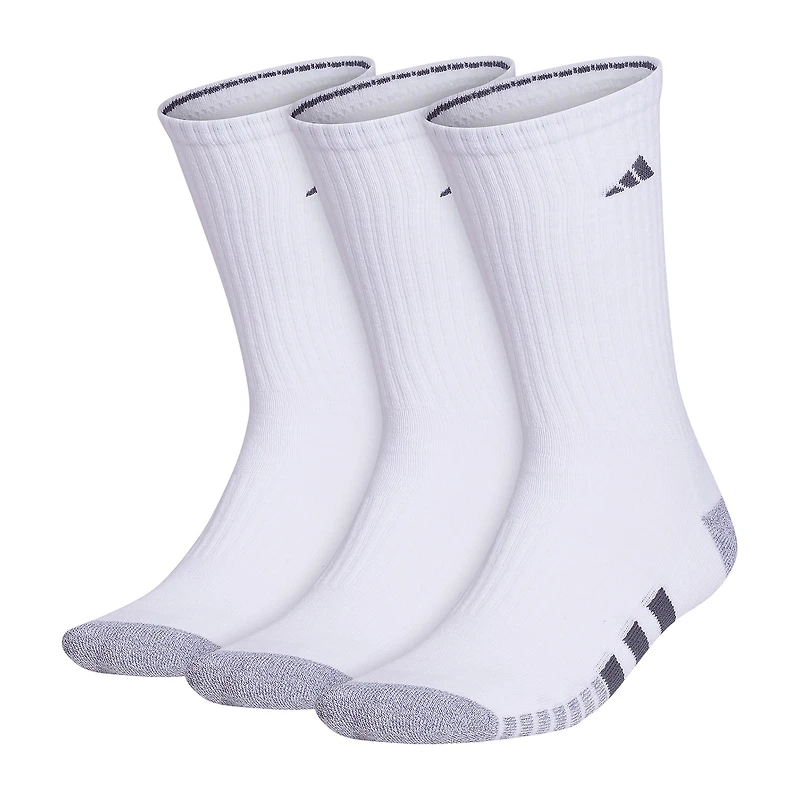adidas Cushioned Mens 3 Pair Crew Socks