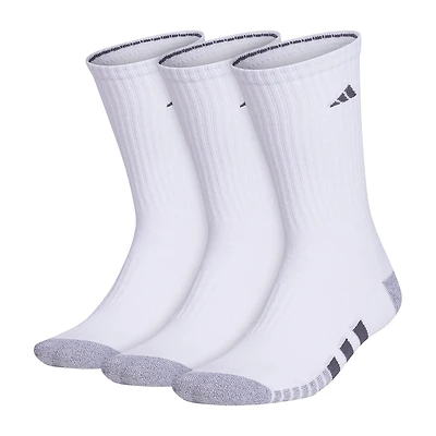 adidas Cushioned Mens 3 Pair Crew Socks