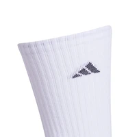 adidas Cushioned Mens 3 Pair Crew Socks