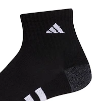 adidas Cushioned Mens 3 Pair Quarter Ankle Socks