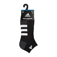 adidas Cushioned Mens 3 Pair Low Cut Socks
