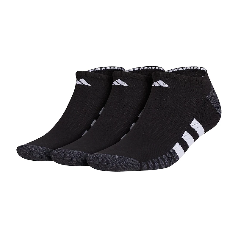 adidas Cushioned Mens 3 Pair No Show Socks