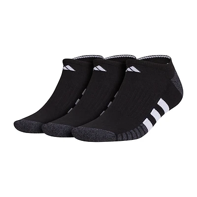 adidas Cushioned Mens 3 Pair No Show Socks