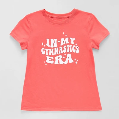 Xersion Little & Big Kid Girls Crew Neck Short Sleeve Regular Fit Graphic T-Shirt