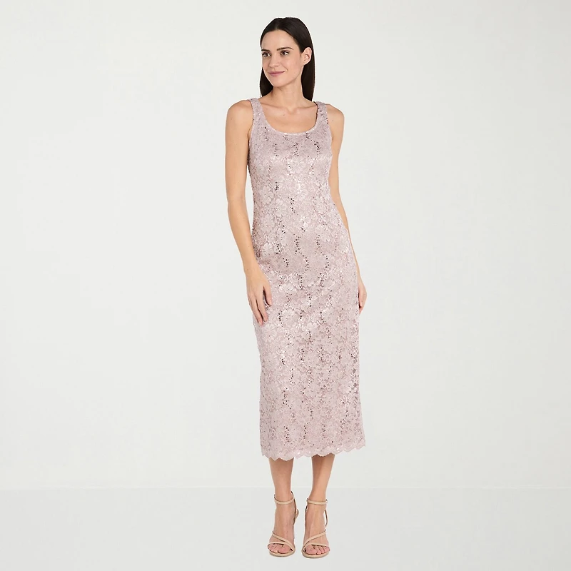 R & M Richards Womens Midi Jacket Dress