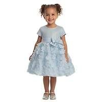 Bonnie Jean Toddler Girls Short Sleeve Fitted A-Line Dress