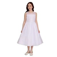 Bonnie Jean Little & Big Kid Girls Sleeveless Flower Girl Fit + Flare Dress