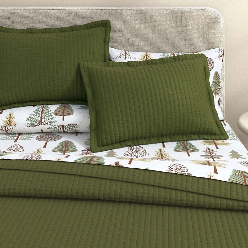 Linery Bed A Bag 7-pc. Easy Care Quilt Set