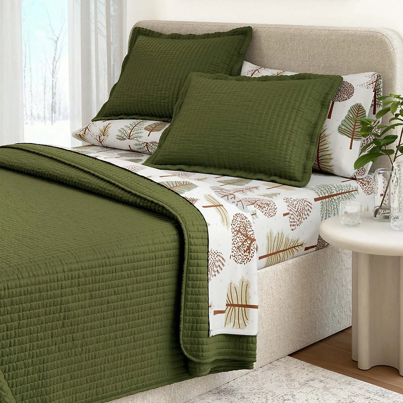 Linery Bed A Bag 7-pc. Easy Care Quilt Set