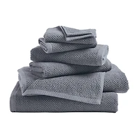 Linery Cotton Quick-Dry Loop Textured 6 Pc Towel Set