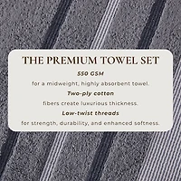 Luxury Cotton 2 Pc Decorative Bath Sheet Set