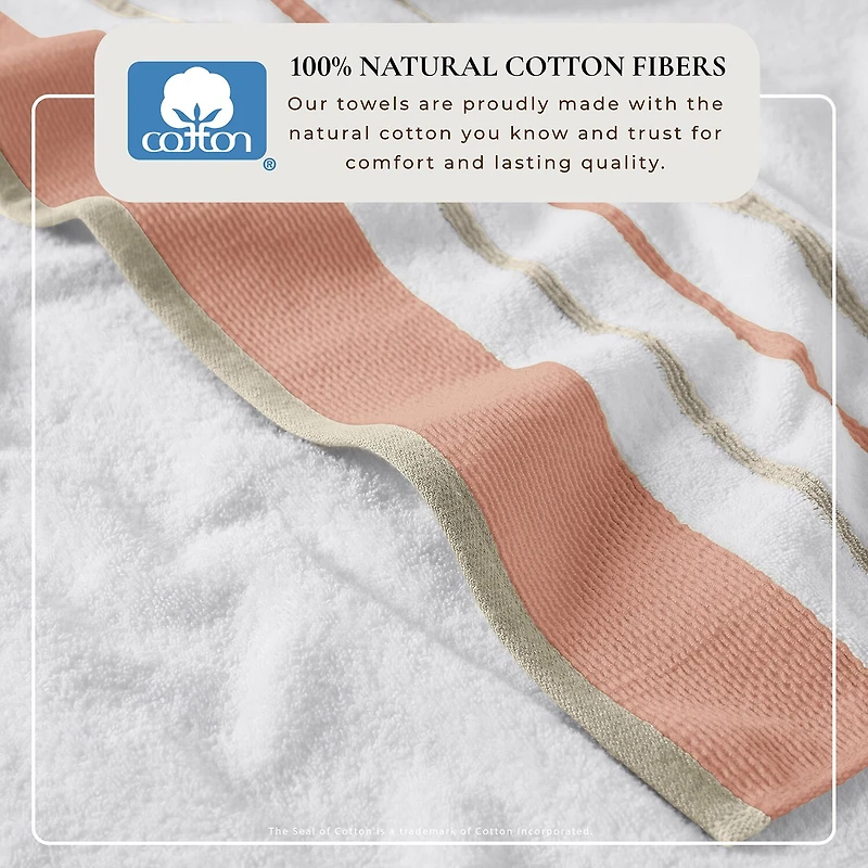 Luxury Cotton 2 Pc Decorative Bath Sheet Set