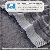 Luxury Cotton 2 Pc Decorative Bath Sheet Set