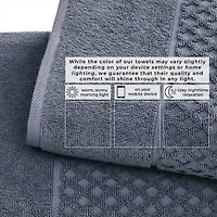 Linery Solid Cotton Textured Bath Sheet