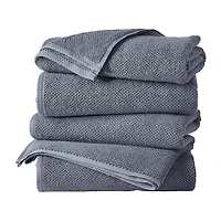 Linery Cotton Quick-Dry Loop Textured 4 Pc Bath Towels