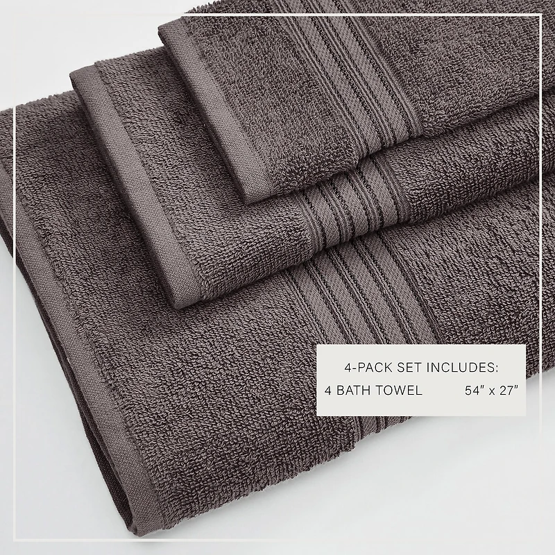 Linery 4-pc. Quick Dry Bath Towel