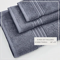 Linery Linery Cotton Everyday 6 Pc 6-pc. Hand Towel
