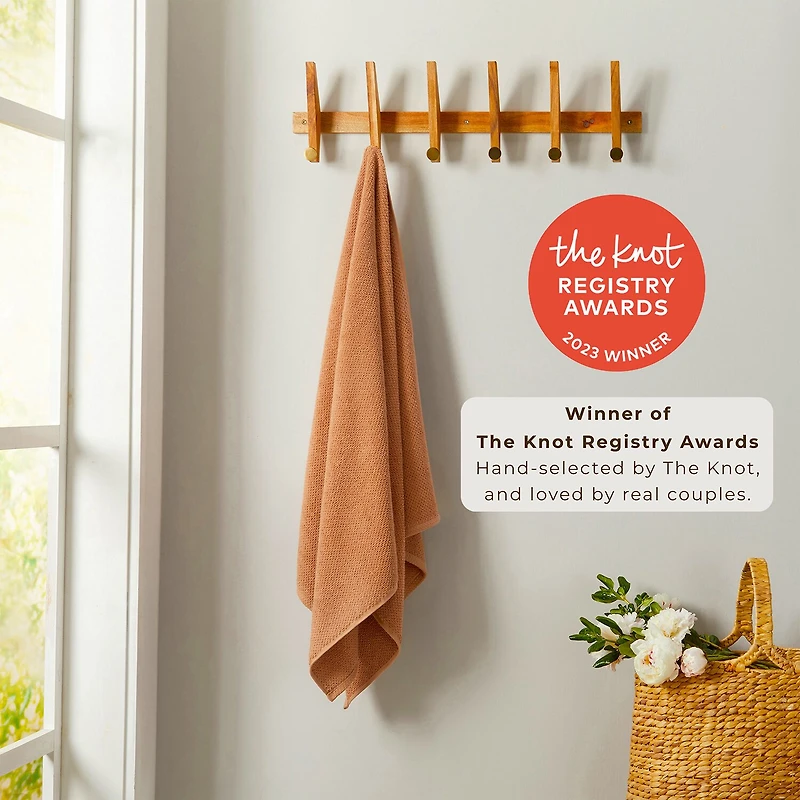 Linery Cotton Quick-Dry Loop Textured 12 Pc Washcloths