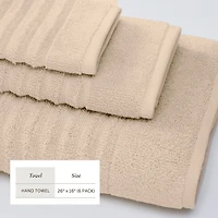 Linery Luxurious Cotton 6 Pk Hand Towel Set