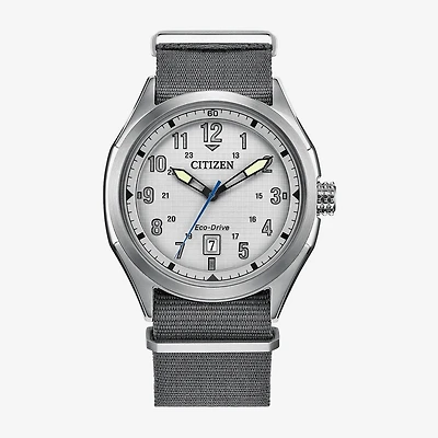 Citizen Sport Casual Mens Gray Strap Watch Aw1890-01a