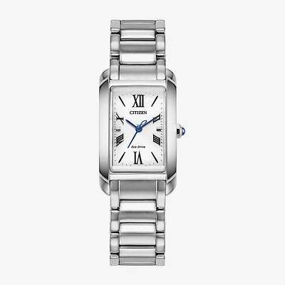 Citizen Bianca Womens Silver Tone Stainless Steel Bracelet Watch Ew5620-55a