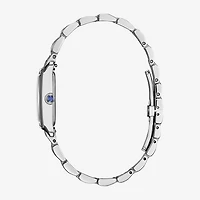 Citizen Bianca Womens Silver Tone Stainless Steel Bracelet Watch Ew5620-55a
