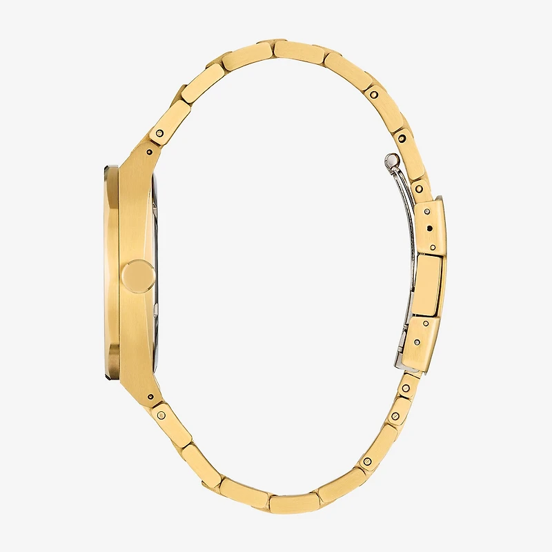Citizen Sport Luxury Mens Gold Tone Stainless Steel Bracelet Watch Bm7662-59l