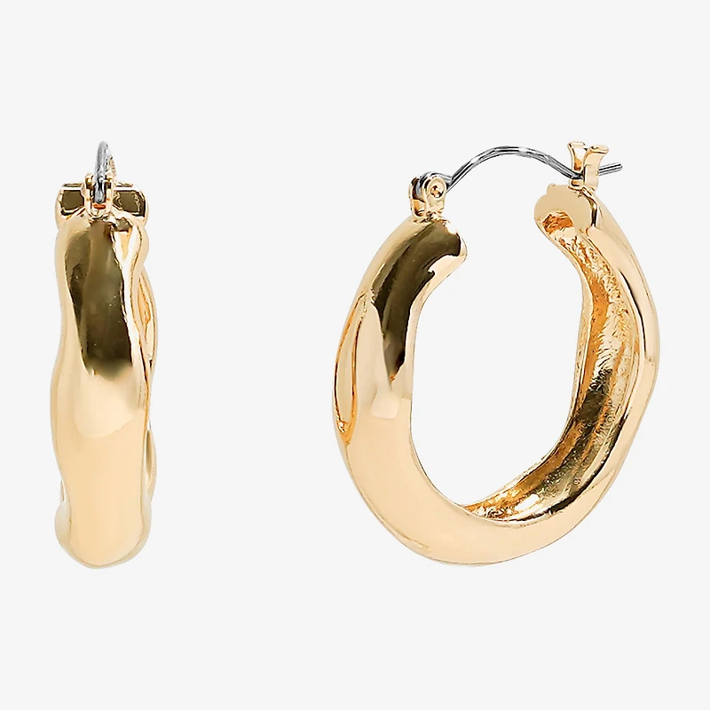 Bold Elements Womens 1 Inch Hoop Earrings