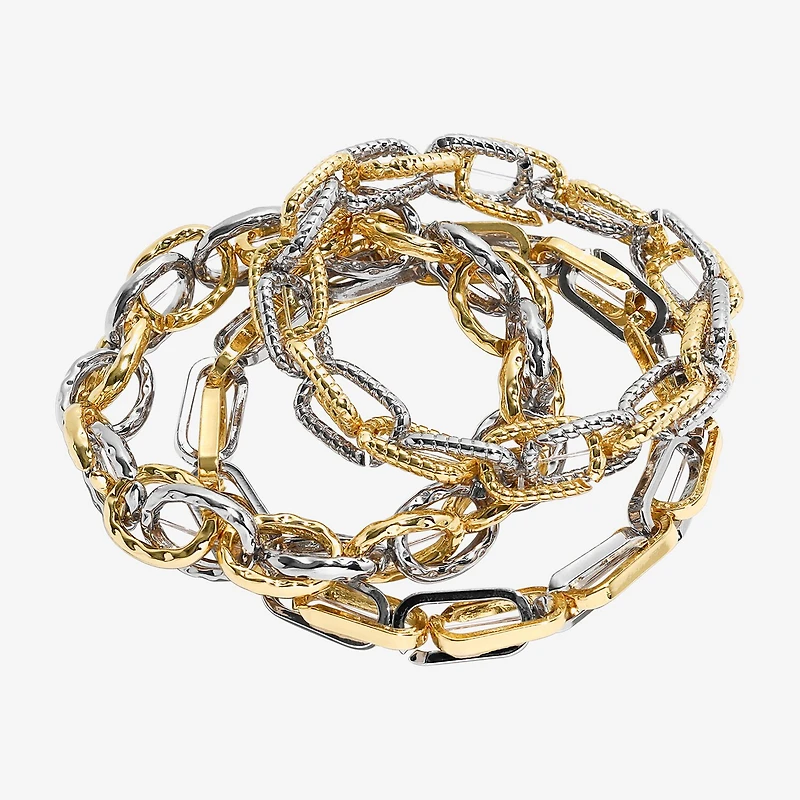 Bold Elements Womens 3-pc. Bracelet Set