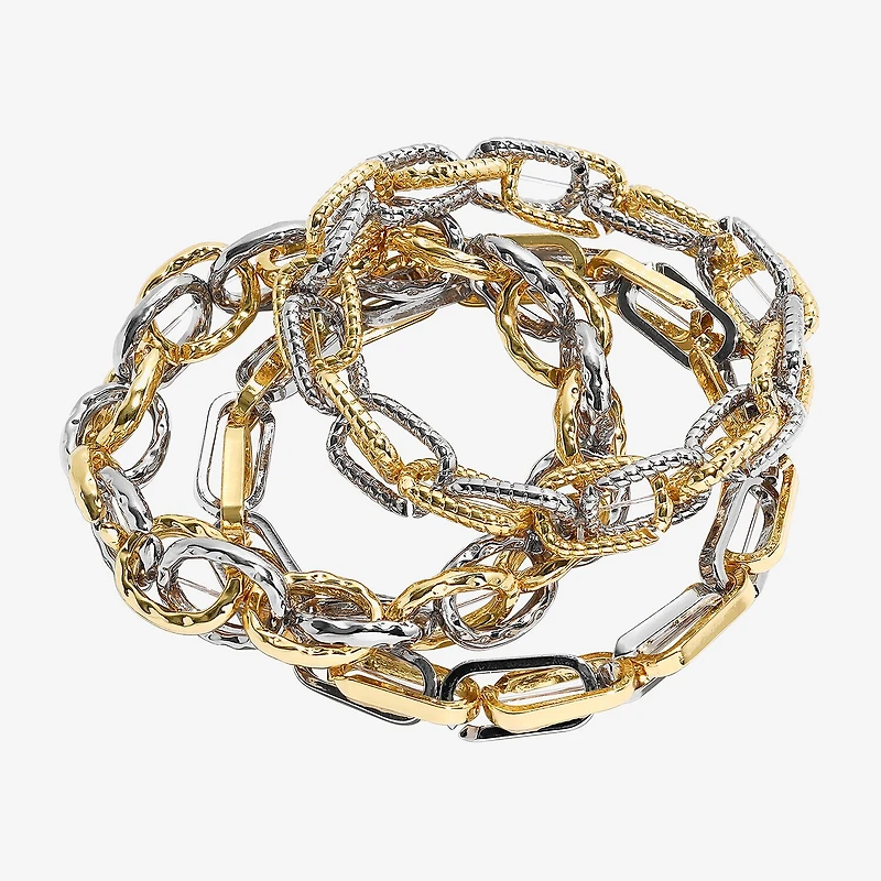 Bold Elements Womens 3-pc. Bracelet Set