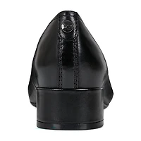 Easy Spirit Jain Womens Square Closed Toe Block Heel Pumps