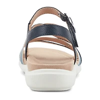 Easy Spirit Womens Wayan Adjustable Strap Flat Sandals