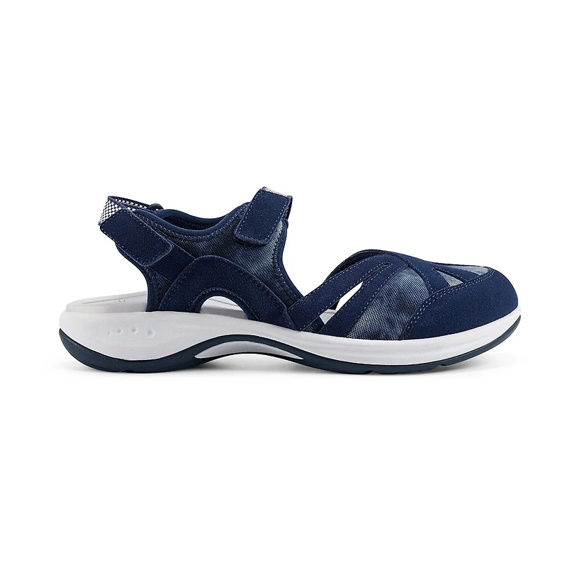 Easy Spirit Womens Esplash Adjustable Strap Flat Sandals