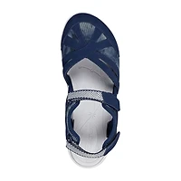 Easy Spirit Womens Esplash Adjustable Strap Flat Sandals